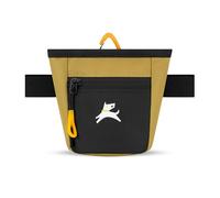 OllyDog Goodie Treat Bag, Dog Treat Pouch, Waist Belt Clip for Hands-Free Training, Magnetic Closure, Dog Training and Behavior Aids, Three Ways to Wear (Antelope)