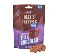 Olly's Milk Chocolate Coated Pretzel Thins 90g [Best Before: 29/04/2025]