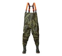 Ollyskins 2755 Elite CAMO PVC Carp Angling Chest Wader 7-MR (UK7/EU41/US8)