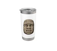 Olmec Head Stainless Steel Insulated Tumbler