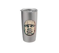 Olmec Head Stainless Steel Insulated Tumbler
