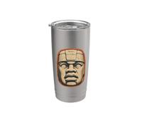 Olmec Head Stainless Steel Insulated Tumbler