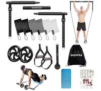 Olodeer Pilates Bar Kit with Resistance Bands, Ab Roller, Full Body Workout Equipment for Women & Men