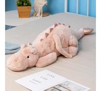 Ololele Plush Dragon 109 cm, Large Toy for Children, Pink, White, Green and Blue Available. Very Cute Plush Dragon