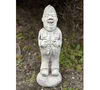OLOMA Concrete policman figurine Outdoor man ornament Garden man decor Concrete man statue Garden cement decoration Cement policeman figure Stone man statue Unique backyard gift Patio decor