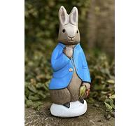 OLOMA Easter rabbit statue Cute bunny sculpture Large peter rabbit statue Cute rabbit sculpture Cement bunny rabbit ornament Rabbit decor Garden bunny figure Stone backyard gift Concrete rabbit decor