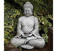 OLOMA Massive buddha figurine Concrete buddha statue Unique buddha statue Large buddha decoration Buddha zen garden Buddha decor Outdoor sculpture Stone religious gift Meditating buddha decor