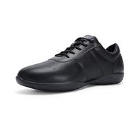 OLORA Cheer Shoes Cheerleading Shoes Lightweight Comfortable Dance Athletic Training Tennis Competition Cheerleader Sneakers, Classical/Full-sole/Black, 8 Women/6.5 Men