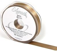 OloreHome Eleganza Double Faced Satin Ribbon 15mm x 20m Mocha