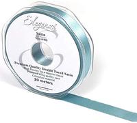 OloreHome Eleganza Double Faced Satin Ribbon 15mm x 20m Sea Breeze