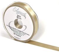 OloreHome Eleganza Double Faced Satin Ribbon 15mm x 20m Taupe