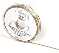 OloreHome Eleganza Double Faced Satin Ribbon 3mm x 50m Taupe