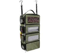 Olosar Suitcase Organizer, Travel Luggage Organizer Portable Hanging Travel Shelves Collapsible Hanging Packing Cubes for Carry on Suitcase, Army Green-S, S