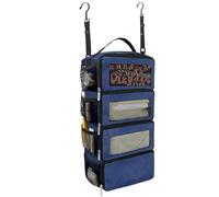 Olosar Suitcase Organizer, Travel Luggage Organizer Portable Hanging Travel Shelves Collapsible Hanging Packing Cubes for Carry on Suitcase, Navy blue-S, S, Modern