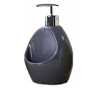 OLOTU Large Capacity 600ml/20.3oz Soap Dispenser with Sponge Holder Ceramic Lotion Bottle with Pump 2 In 1 Soap Pump Refillable Liquid Dispensers Lotion Dispensers