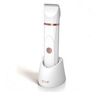 OLOV Bikini Trimmer Women, Cordless Wet and Dry Electric Lady Shaver, Replaceable Ceramic Blade Heads, USB Recharge Dock & Nose Trimmer, Womens Razor for Underarm Nose Legs Pubic Hair