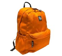 OLPRO 18L Daysack Backpack - Showerproof Outdoor & Everyday Daypack with Padded Laptop Sleeve, Front Pocket & Side Bottle Pockets - Comfortable Padded Straps - Black/Orange