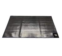 Olpro Awning Tunnel Mat 1500mm x 800mm Black Rubber with Blue Edge Trim Olpro Multicolor