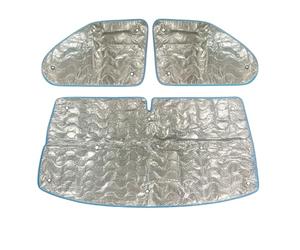 OLPRO Campervan Internal Thermal Window Covers - 3-Piece Insulated Blinds Set for VW T5 & T6 Transporter - Full Windscreen & Front Side Window Insulation, Blackout, UV & Weather Control for Campervans