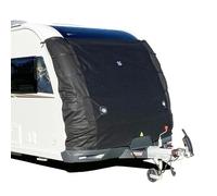 OLPRO Caravan Front Towing Cover - Waterproof Caravan Front Cover for Swift, Bailey & More - Fits 17-23ft Caravans - Heavy Duty Vehicle Protector with Reflective Panels & Towing Straps