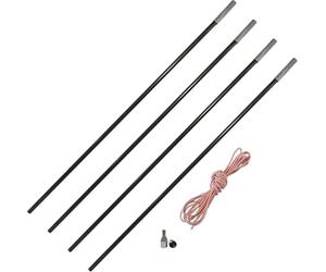 OLPRO Fibreglass Tent Pole Repair Kit, Camping, Replacements, Shock Corded, Emergency Fixes, (9.5mm x 75cm)