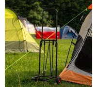 OLPRO Folding Festival Trolley, Lightweight, Collapsible design, bungee tie included, compact, camping gear, versatile cart, Portable, event wagon