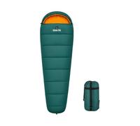 OLPRO Gecko 250 Mummy Sleeping Bag (2-3 Season) - Lightweight, Water-Resistant, with Compression Sack. Ideal for Camping, Hiking, and Backpacking. Single Adult Size.