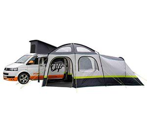 OLPRO Hive Poled Driveaway Campervan Awning - 3.3 × 3.3 m Hex Awning with Sewn-In 2 × 2 m Sleeping Pod - Waterproof 5000 mm - Fits Vans 190-250 cm - Camping & Touring Living Space