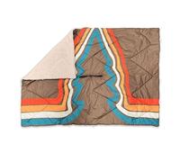 OLPRO Insulated Outdoor Blanko Plush Sherpa Fleece Lined Poncho, Cape and Blanket (Vivid Spruce), perfect for camping, vanlife and festivals