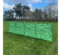 OLPRO Laurel Hedge Folding Wooden Windbreak 5 Pole