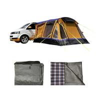 OLPRO Loopo Breeze® v2 Inflatable Campervan Awning - Carpet & Footprint - Orange - Carpet & Footprint