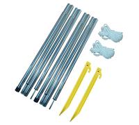 OLPRO Tent Canopy Pole Set 2 x 180cm, Camping, Replacements, Aluminium, Outdoors, includes 2 x plastic pegs and 4.5m guy lines