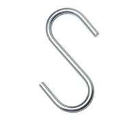 OLPRO 8 Pack of S Shaped Large Hooks Stainless Steel Metal Hangers - Ideal for Hanging Pots, Clothes, Metal Heavy Duty - Useful in Kitchen, Bathroom, Bedroom, Office, Garden