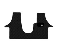 OLPRO T5 and T6 Transporter Rubber Cab Mat - Durable, Non-Slip Front Mat for VW T5 and T6 with Bench Seats - Not Walk-Through Single Seats.