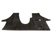 OLPRO Transporter T5 2003-2015 Front No Walkthrough Mats, One Piece Taylored Mat for T5 Campervan, Protects the Footwell of your Van, Comes with Driver's Heel Pad