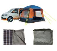 OLPRO Uno Breeze® v2 Campervan Awning - Orange - Carpet & Footprint - Orange