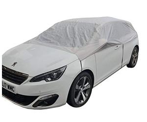 OLPRO Water Resistant Nylon Car Top Cover - Protects From Water, UV Rays & Frost (Medium)