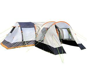 OLPRO Wichenford Tent Extension 3m x 2.4m Orange & Grey, Easy to fit, Supplied with a Groundsheet, perfect for the extra bit of storage room for longer stays