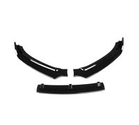 OLQYBD Front Bumper Lip Spoiler Side Splitter Canards Deflector Diffuser Body Kit Guards Compatible For Audi A4 B8.5 2013 2014 2015 2016 Car Accessories Front air Dam Lip(Glossy Black)