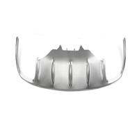 OLQYBD Stainless Steel Compatible For Porsche Macan Macans Turbo 2014 2015 2016 2017 2018 Front Rear Bumper Diffuser Protector Guard Skid Plate Cover Front air Dam Lip(Rear)