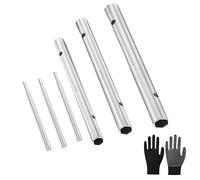 OLRWSLG 6 Pcs Box Spanner Set 8-9mm 10-11mm 12-13mm Metric Tap Spanners Set Duel-Ended Wrench Socket Shower Valve Socket Wrench Set with Tommy Bars and Gloves for Bath Kitchen Under Sink Tap