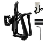 OLRWSLG Bike Water Bottle Holder, Fit 2.16-2.95 inch Diameter Bottle Adjustable Bicycle Cup Holder Motorcycle Cup Holders Universal Bike Cup Holders Rack Bicycle Drink Cage with Screw Tool for Bicycle