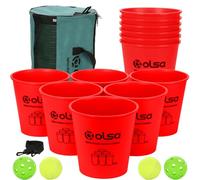Olsa Giant Yard Pong Games Set for Beach, Camping, Lawn and Backyard