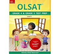 OLSAT Grade 4 & Grade 5 Test Prep Level E: 3 Practice Tests for the OLSAT Level E