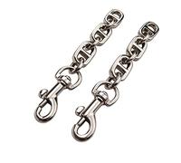 OLSEEY Purse Strap Extender 2Pcs Bag Extender Chain for Shoulder Bag Metal Chain Strap Extender Replacement Purse Extender Bag Extender Accessory(2 Pieces Silver), 2 Pieces Silver, L