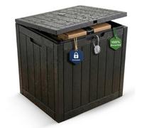 Olsen & Smith 118L Large Outdoor Garden Storage Box - Weather Resistant Heavy Duty Garden Box With Padlock - Storage Chest
