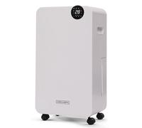 Olsen & Smith 12L/Day Portable Quiet Electric Dehumidifier Dehumidifiers for Home Damp with Laundry Mode, 5p/h to run, for Bedroom Kitchen Bathroom Garage on Wheels, 2.1L Tank & Drainage Hose, White