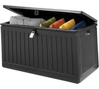 Olsen & Smith 270L Lockable Waterproof Cushion Storage Box & Bench