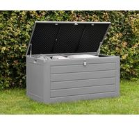 680L Large Garden Storage Box Weather Resistant Heavy Duty Anthracite Olsen & Smith Grey 1 Pack