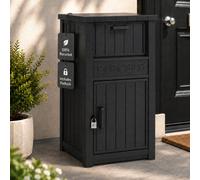 Olsen & Smith Outdoor Lockable Parcel Box, Secure Post Box For Deliveries